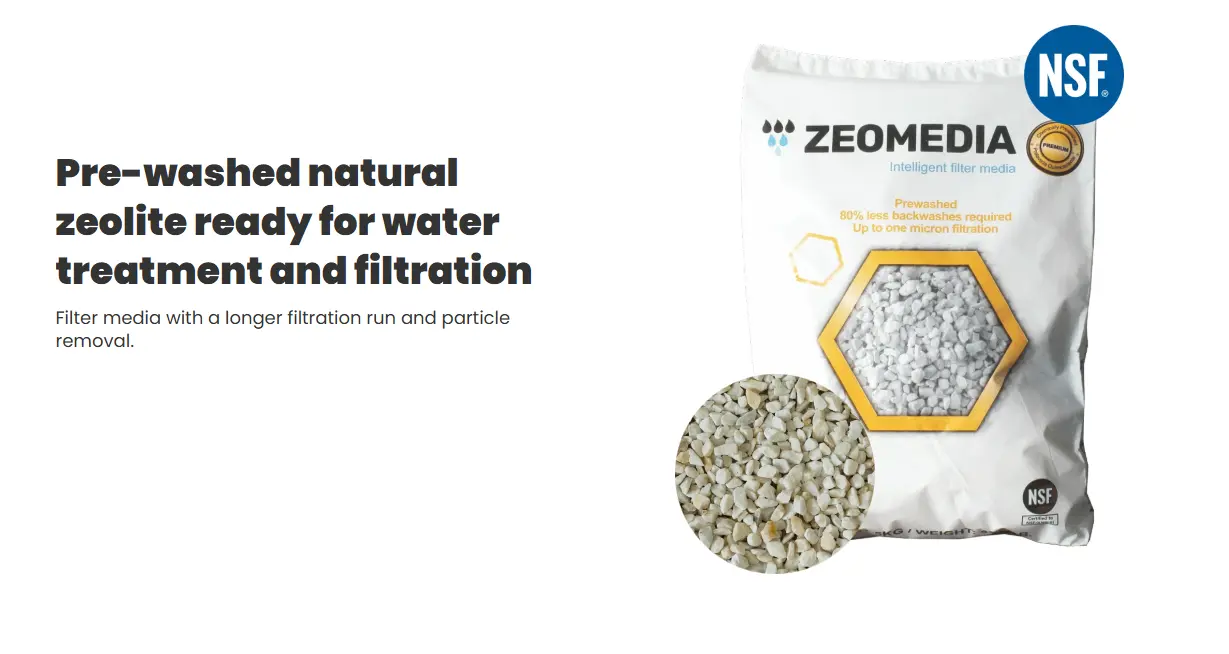 Zeomedia | Zeolite-based filter media for water treatment