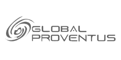 Global logo blanco y negro